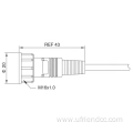 Ethernet Waterproof Molded Cable Connector cables